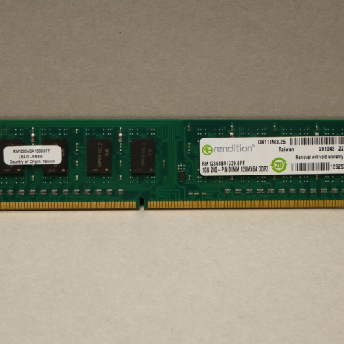 5065308 - Memoria 1GB DDR3 per PPEU SC;QUBE