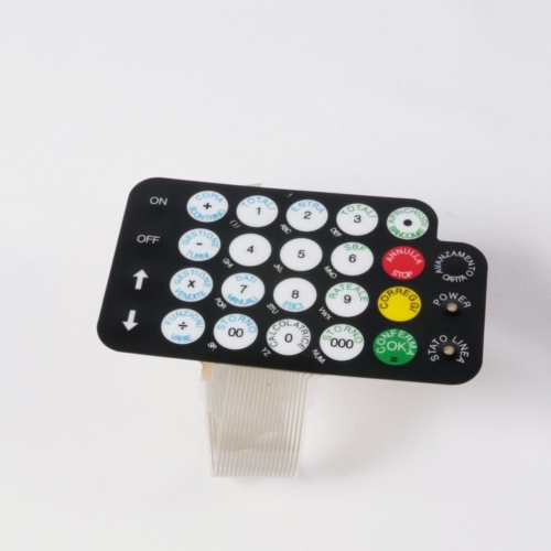 50331.01 - TASTIERA 25 TASTI CUPOLA+2 LED